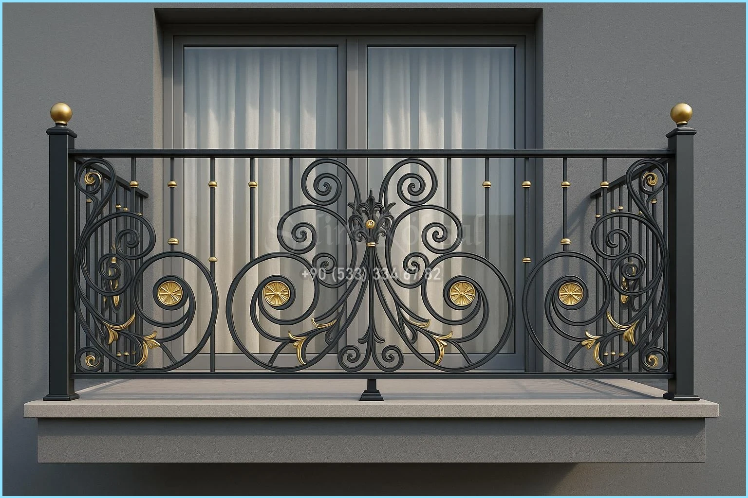 El İşçiliği Ferforje Korkuluklarda Detayların Gücü