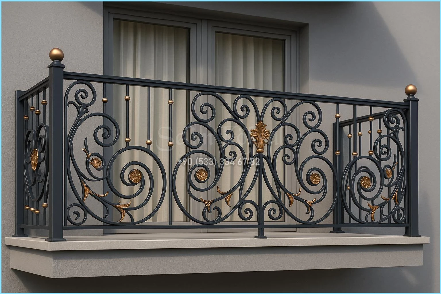 Endüstriyel Tarz Sevenlere Özel Demir Balkon Korkuluk Fikirleri