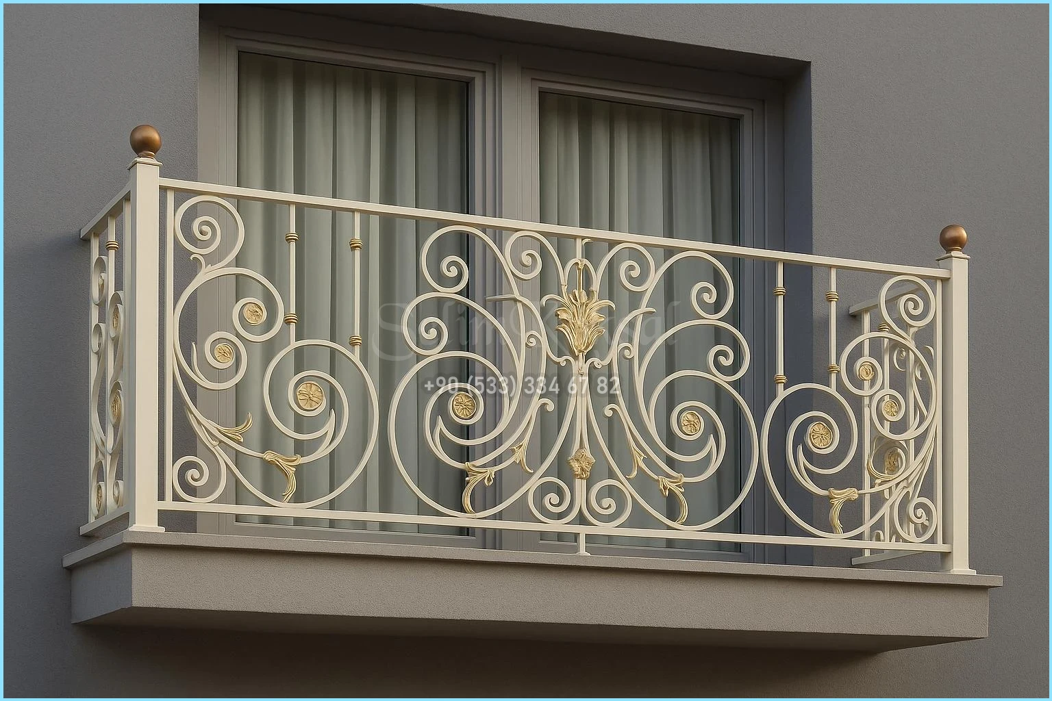 Ferforje Balkon Korkuluk Modellerinde Geometrik Formların Yükselişi