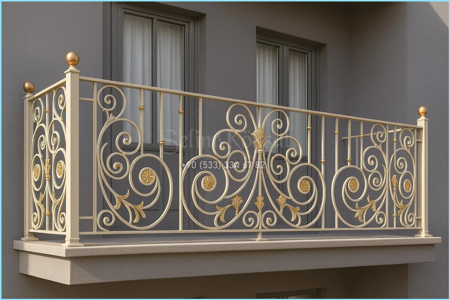 Ferforje Balkonlarda Klasik Çizgilerle Modern Yorumlar