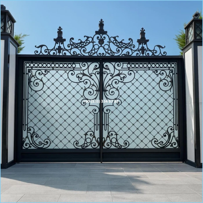 VİLLA KAPILARI-FERFORJE VİLLA KAPILAR-VİLLA GİRİŞ KAPILAR-BAHÇE KAPILARI-FERFORJE KAPILAR fiy8604