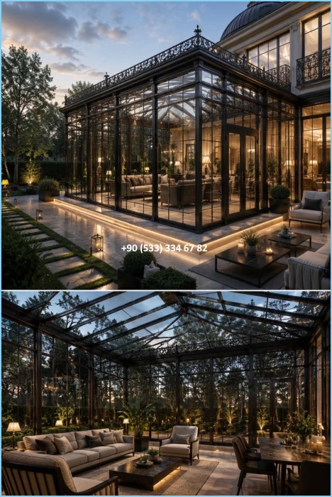 KIŞ BAHÇESİ-GAZEBO-FERFORJE KIŞ BAHÇESİ-KAMELYA-FERFORJE KAMELYA fiy8832