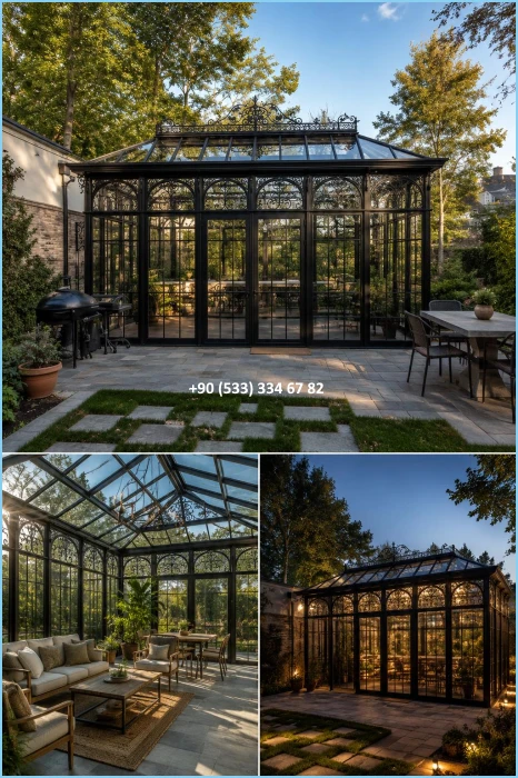 KIŞ BAHÇESİ-GAZEBO-FERFORJE KIŞ BAHÇESİ-KAMELYA-FERFORJE KAMELYA fiy8837