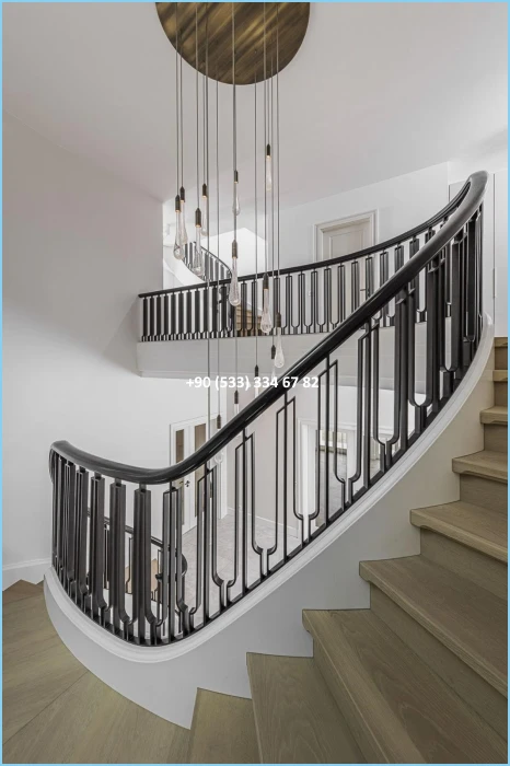 MERDİVEN KORKULUKLARI- MERDİVEN KORKULUK TASARIMI- FERFORJE MERDİVEN KORKULUK MODELLERİ fiy8612