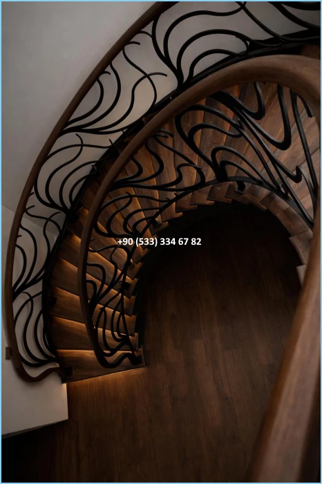 MERDİVEN KORKULUKLARI- MERDİVEN KORKULUK TASARIMI- FERFORJE MERDİVEN KORKULUK MODELLERİ fiy8666