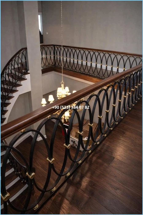 MERDİVEN KORKULUKLARI- MERDİVEN KORKULUK TASARIMI- FERFORJE MERDİVEN KORKULUK MODELLERİ fiy8673