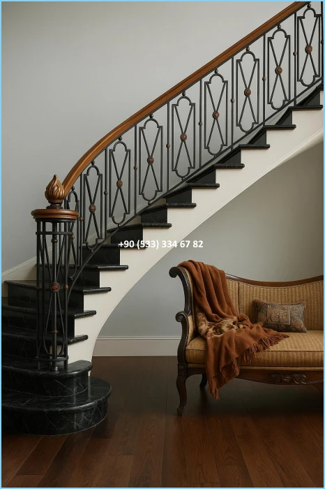 MERDİVEN KORKULUĞU/VİLLA MERDİVEN KORKULUĞU/İÇ MERDİVEN KORKULUKLARI fiy8426